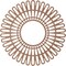 Ekena Millwork Cornelius Wood Fretwork Pierced Ceiling Medallion, Wood (Paint Grade), 24"OD x 8 7/8"ID x 3/8"T CMWP24X0375CRMF - alternate 3